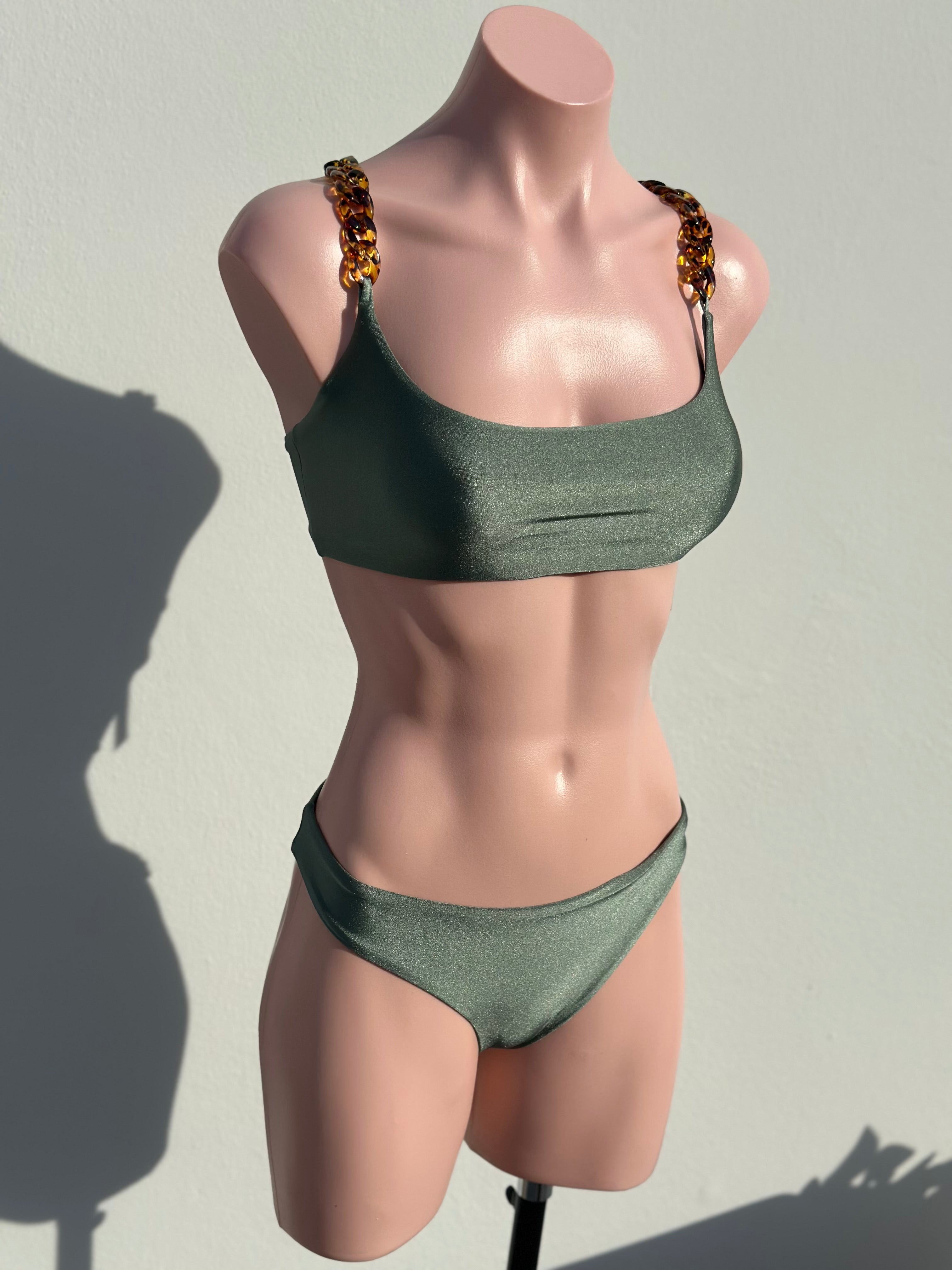 Military GREEN chain Set
