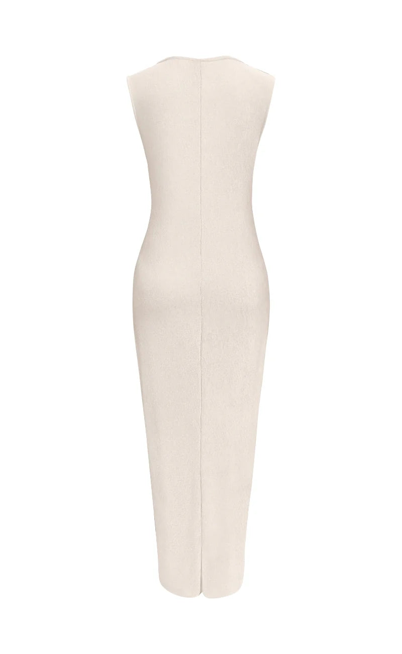 Vestido OBA marfil