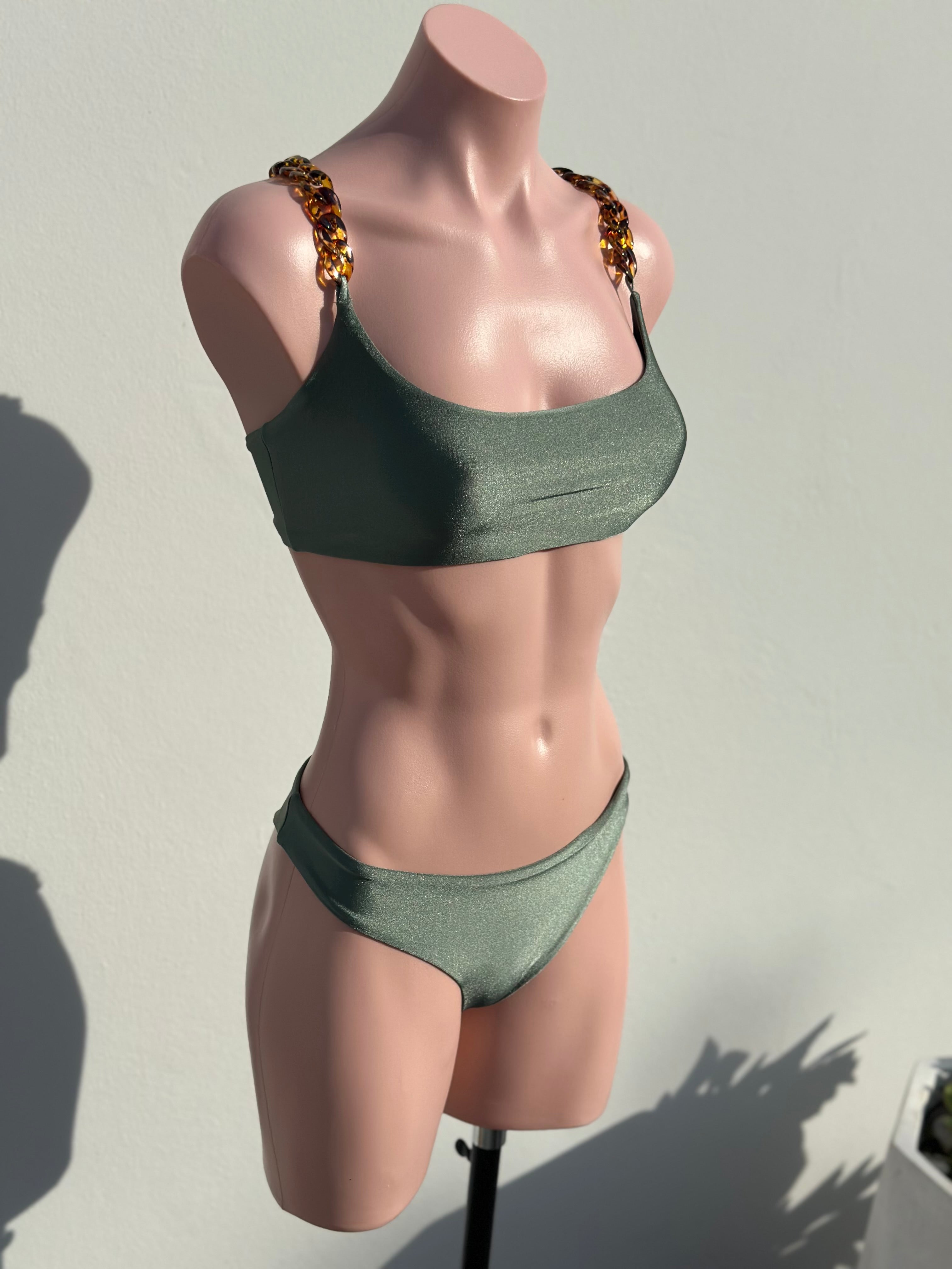 Military GREEN chain Set
