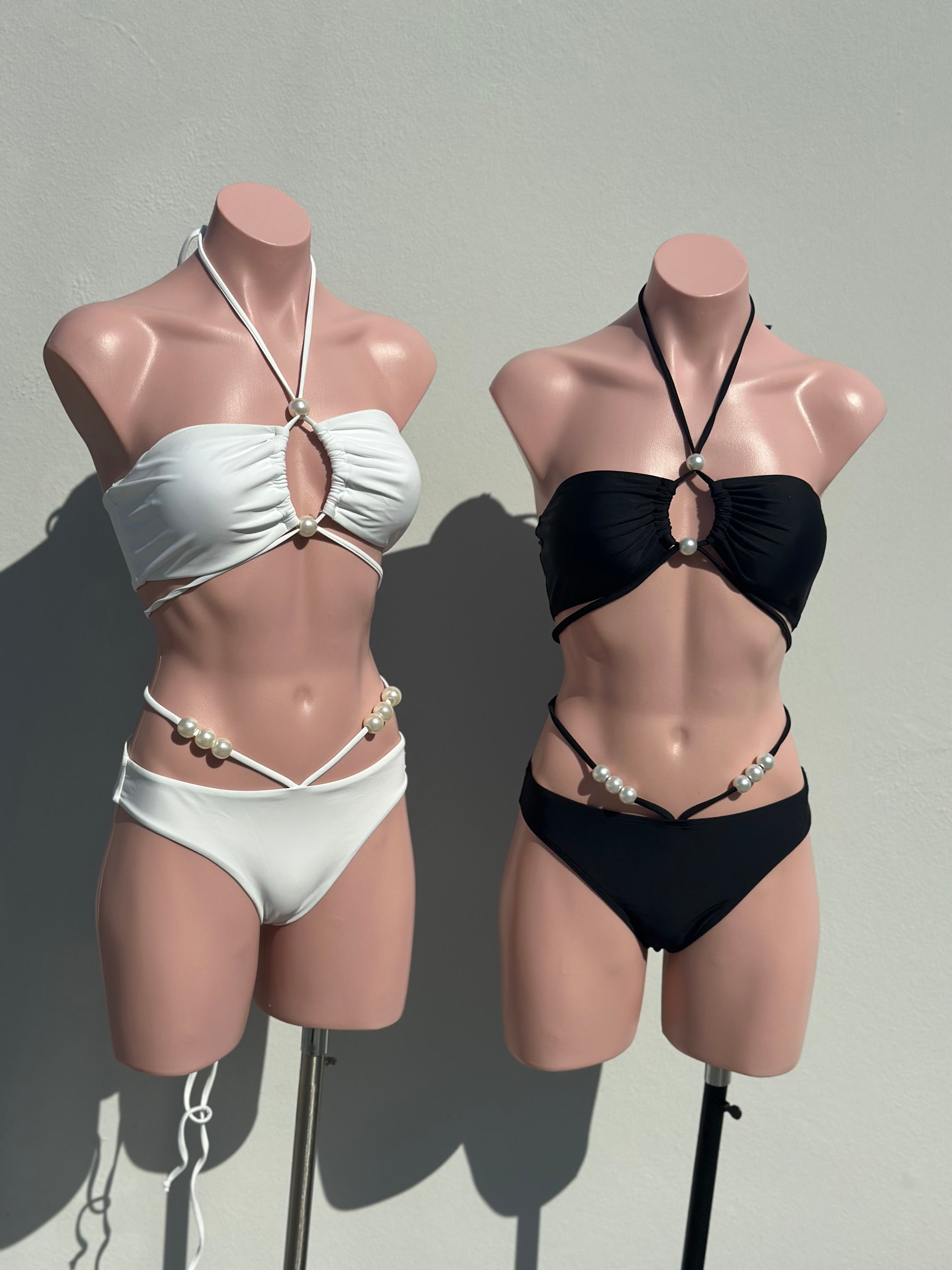 Patricia perlas SET blanco