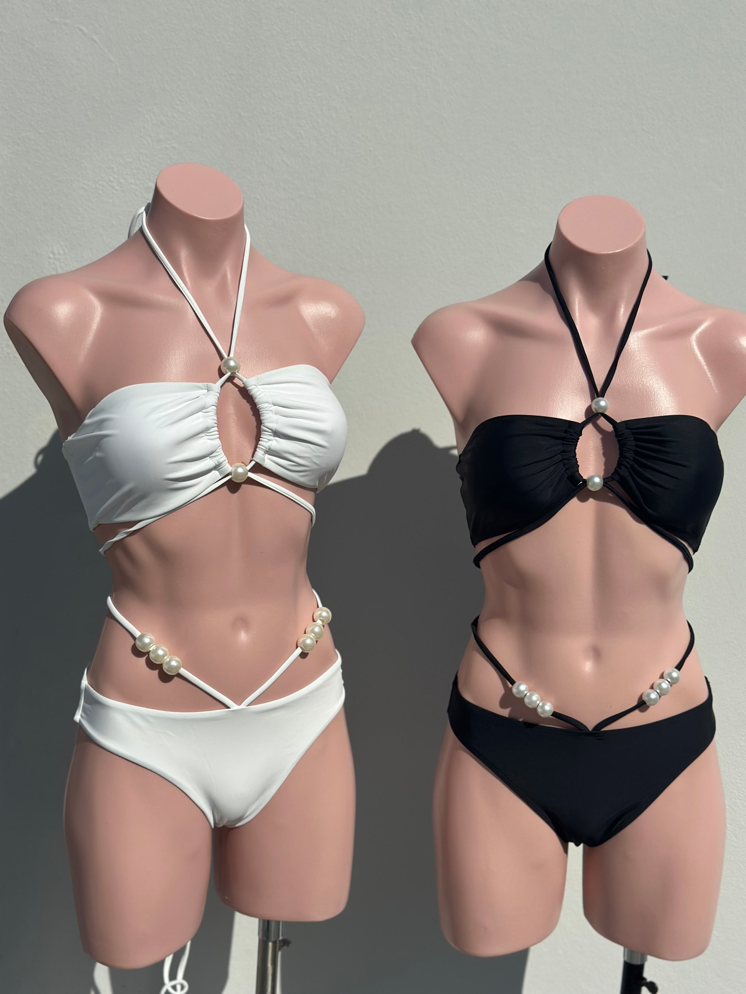 Patricia perlas SET negro