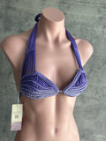 Top macrame lila