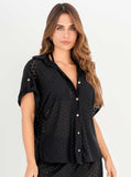 Set short y blusa botones OJALILLO NEGRO