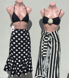 Falda polkadots zipper