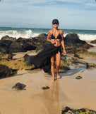 Falda Bolero black cover up skirt