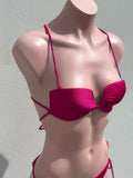 Bikini cherry sea flower