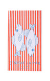 TOALLA MICROFIBRA red stripes