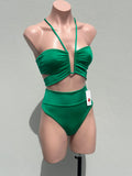 Canaima high waisted verde esmeralda