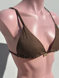 Texas bikini brown de amarre