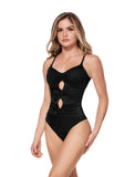 Zafiro negro cut out one piece