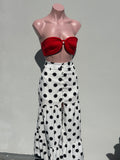 Falda lunares botones