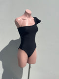 One shoulder bolero Black