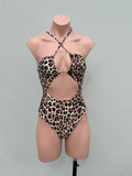 BIBIANA ONE PIECE leopardo ROSA REMOVIBLE