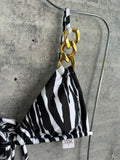 Zebra gold bikini SET