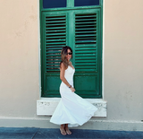 Vestido Munir blanco Marfil