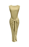Vestido OBA pistacho