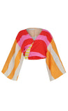 Set florida cover up short y blusa