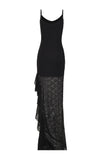 Vestido collins negro