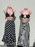 Falda polkadots zipper