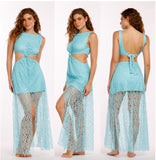 Amorella vestido sky blue