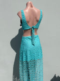 Amorella vestido sky blue