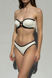 Bikini dactilar blanco y negro