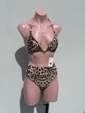 Leopardo pearl triangle bikini SET
