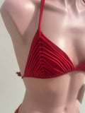 FEDERICA  bikini set rojo