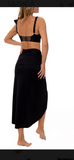 Falda lycra nudo cruzado