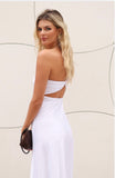 Vestido Desiree blanco lycra