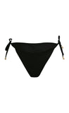 BIKINI SET básico negro triangulo de amarre