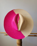 Color blocked HAT rosa/fucsia