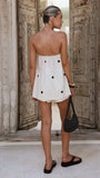 polka dot set blanco y negro