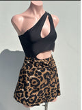 Falda pantalon leopardo