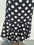 Falda polkadots zipper