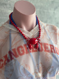 Collar cangrejo rojo