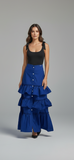 Falda boleros azul rey