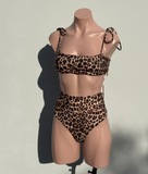 Top strapple leopardo tipo banda