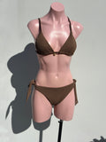 Texas bikini brown de amarre