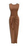 Vestido OBA OCRE