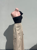 One shoulder bolero Black