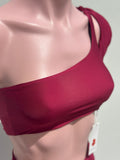 Bikini vino one shoulder high waisted