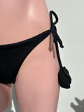 Black flowers  bikini DE AMARRE