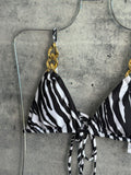 Zebra gold bikini SET