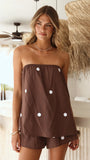 polka dot set chocolate