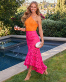 Vestido jackie colorblocked