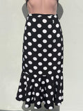 Falda polkadots zipper