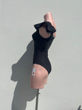 One shoulder bolero Black