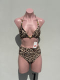 Leopardo pearl triangle bikini SET