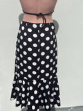Falda polkadots zipper